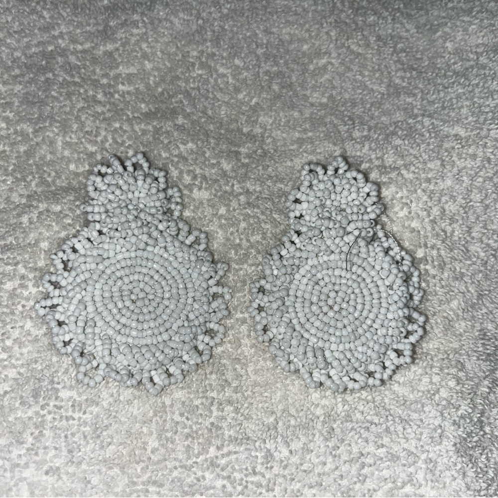 Chic Beaded Drop Earrings